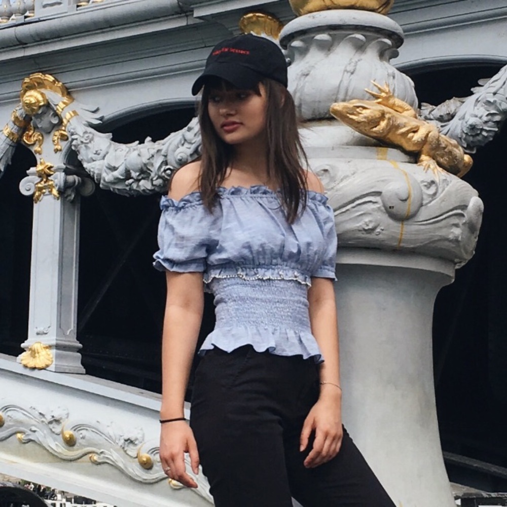 Zara Off the Shoulder Blouse